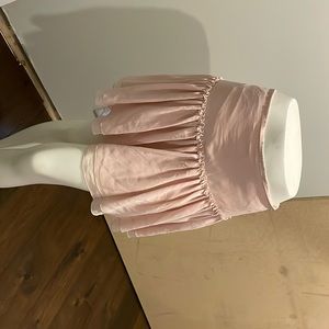 Banana republic soft pink ruffle skirt